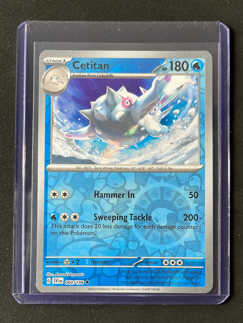 Pokemon TCG Scarlet & Violet Cetitan Reverse Holo 60/198 Pokemon TCG Scarlet & Violet Cetitan Reverse Holo 60/198