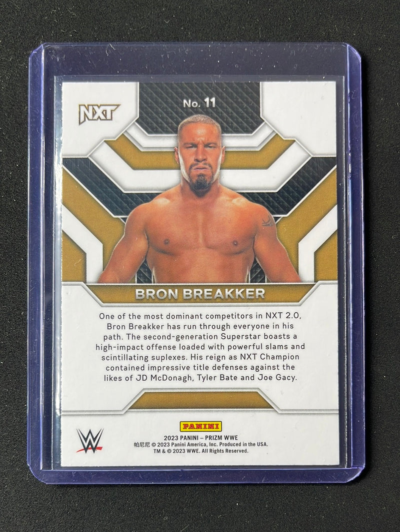2023 Prizm WWE Bron Breakker Top Tier