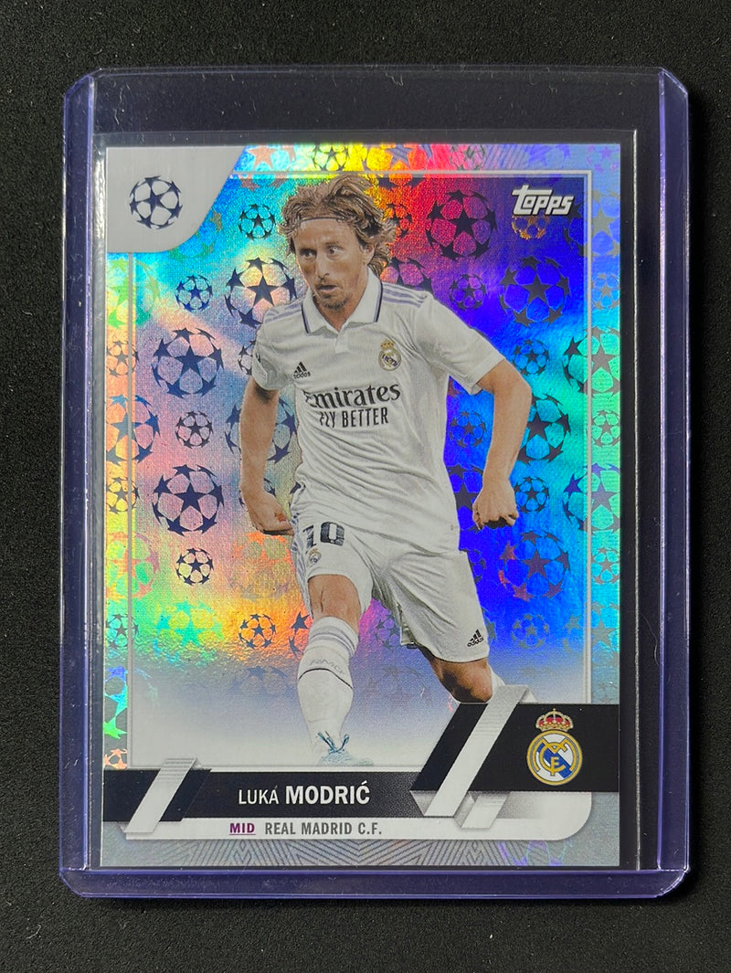 2022-23 Topps UEFA Club Competitions Luka Modric Starball Foil