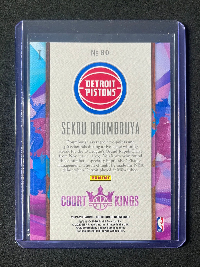 2019-20 Panini Court Kings Sekou Doumbouya Rookies I