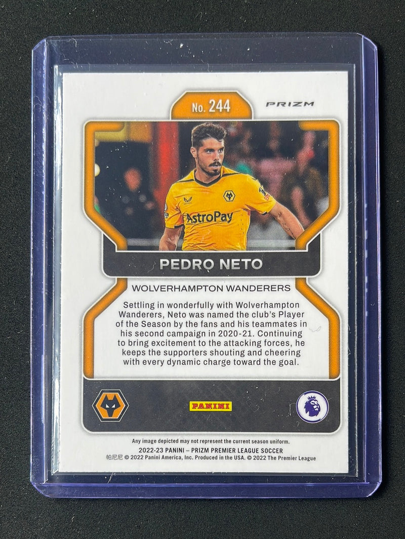 2022-23 Prizm Premier League Pedro Neto Silver Prizm