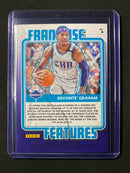 2020-21 Panini Donruss Devonte Graham Franchise Features