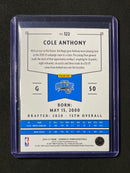 2020-21 Panini Chronicles Cole Anthony Panini Green