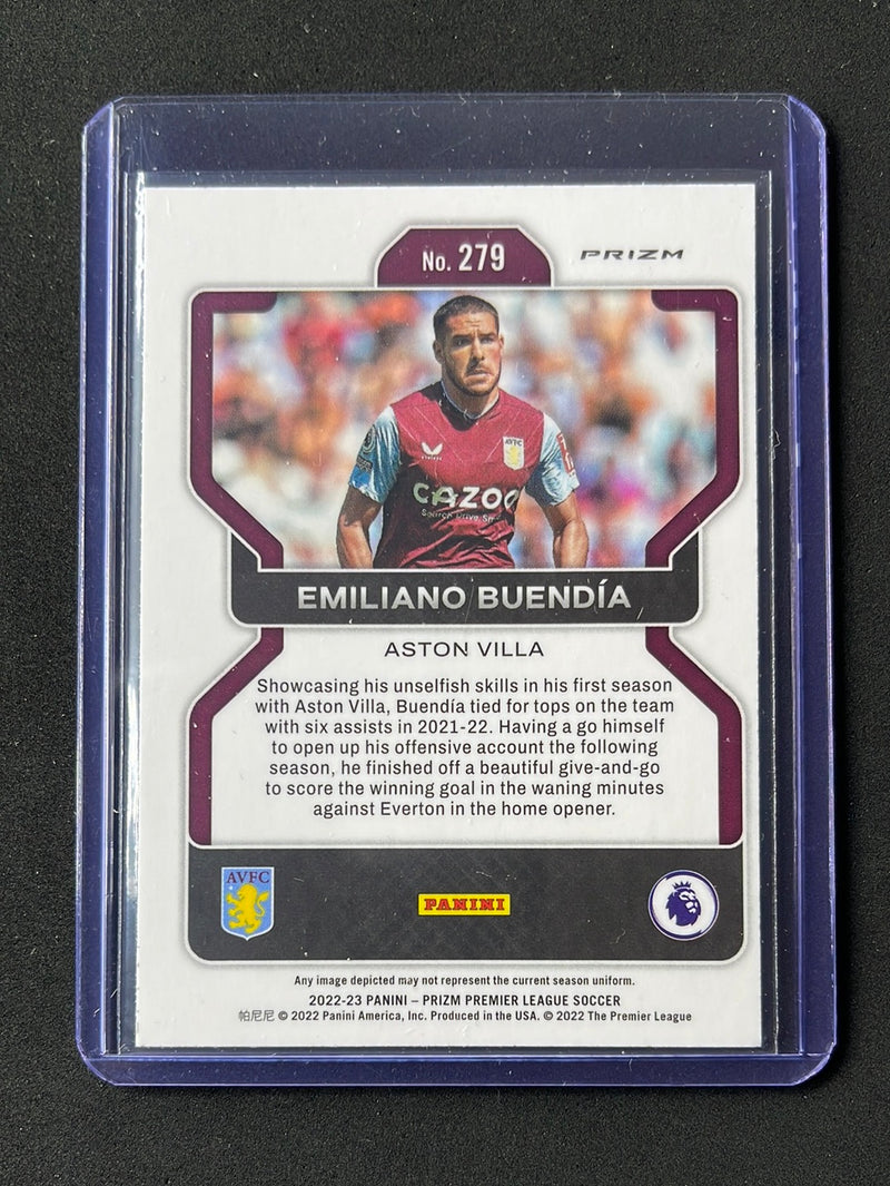 2022-23 Prizm Premier League Emiliano Buendia Silver Prizm