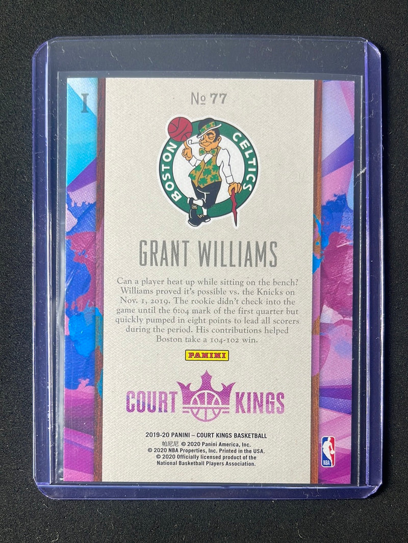 2019-20 Panini Court Kings Grant Williams Rookies I