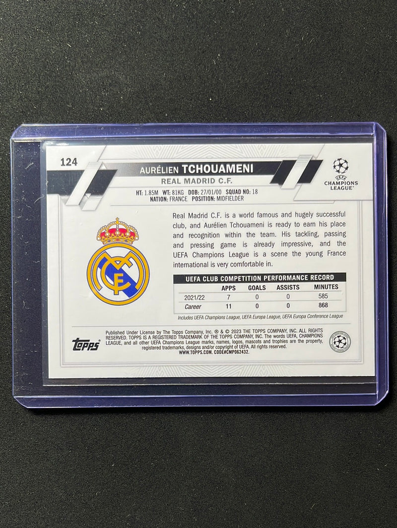 2022-23 Topps UEFA Club Competitions Aurelien Tchouameni Starball Foil