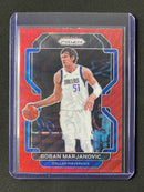 2021-22 Prizm NBA Boban Marjanovic Ruby Wave