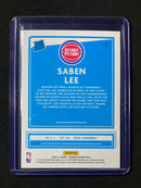 2020-21 Panini Donruss Saben Lee Orange Laser