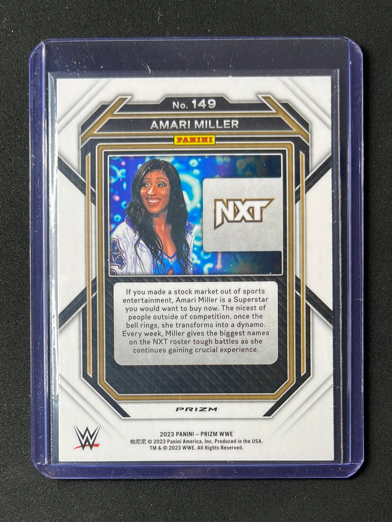 2023 Prizm WWE Amari Miller Silver Prizm
