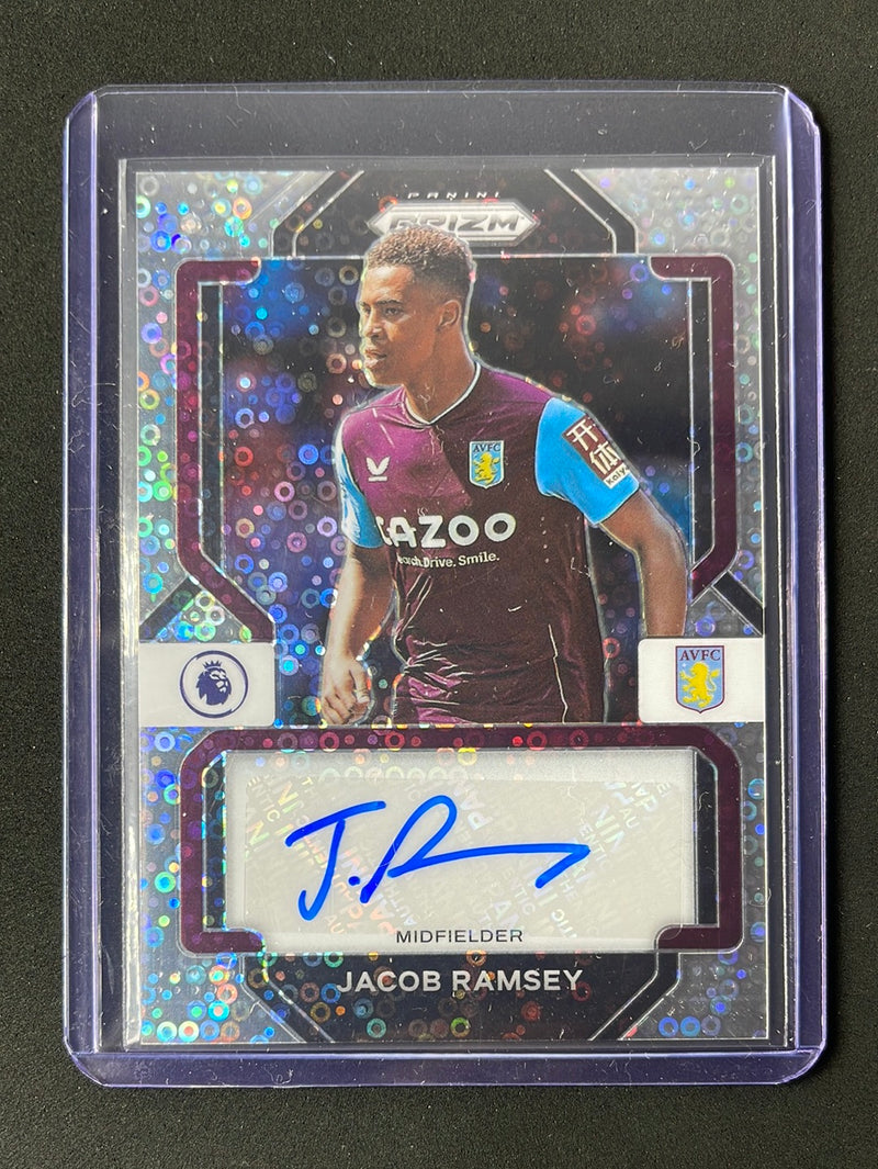 2022-23 Prizm Premier League Jacob Ramsey Signatures Breakaway