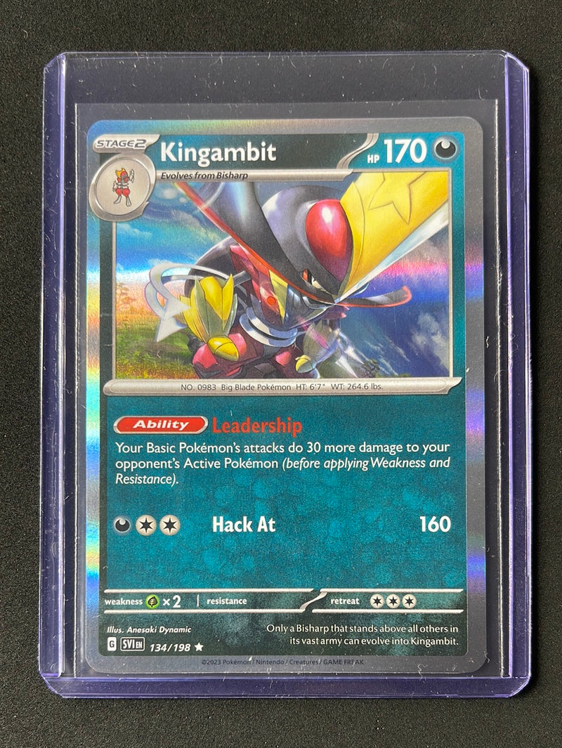 Pokemon TCG Scarlet & Violet Kingambit Holo 134/198