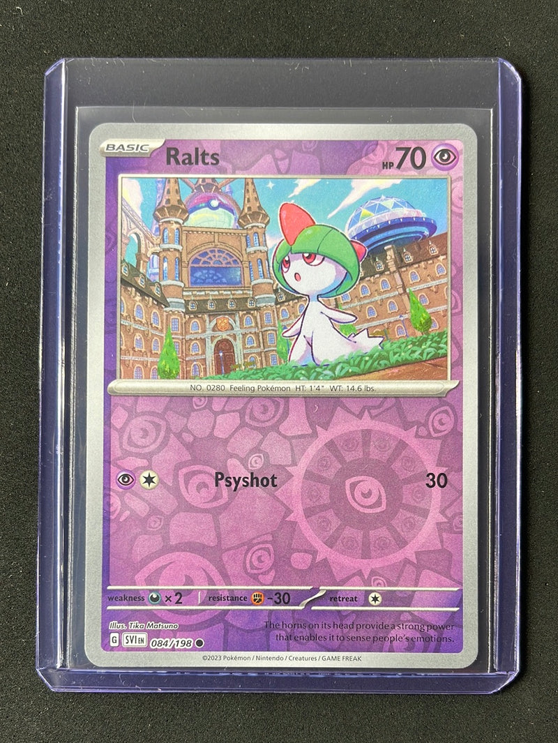 Pokemon TCG Scarlet & Violet Ralts Reverse Holo 84/198