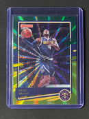 2020-21 Panini Donruss Paul Millsap Green Yellow Laser