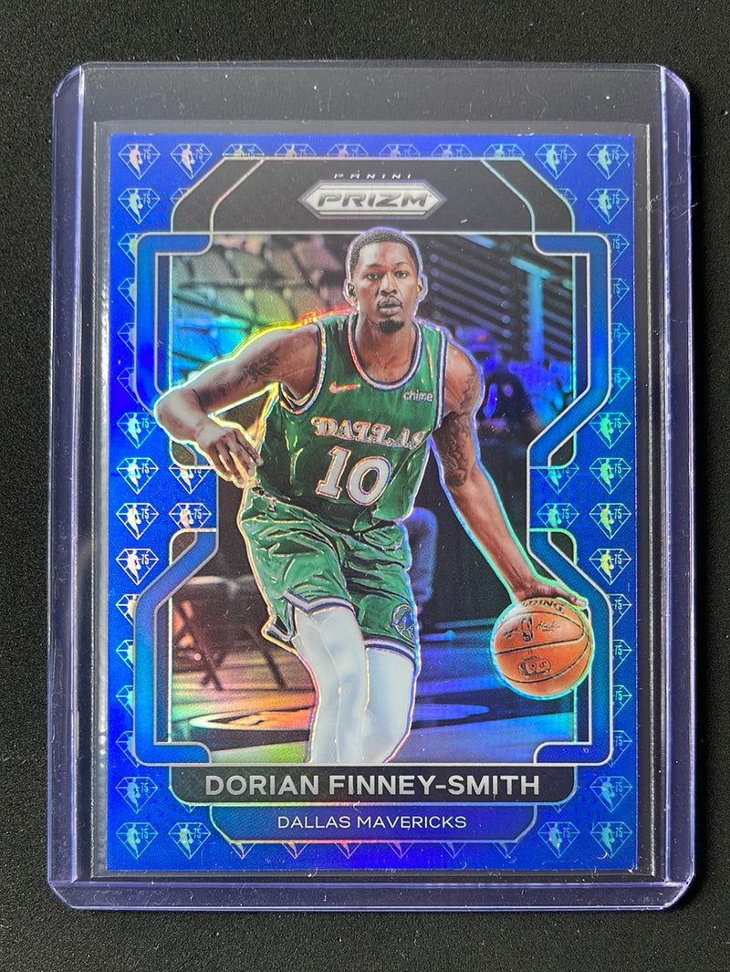 2021-22 Prizm NBA Dorian Finney-Smith Blue NBA 75th