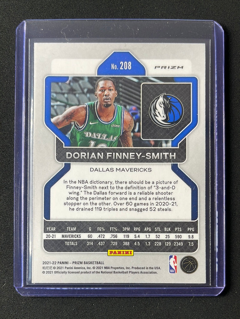 2021-22 Prizm NBA Dorian Finney-Smith Blue NBA 75th