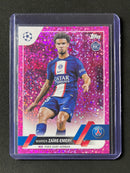2022-23 Topps UEFA Club Competitions Warren Zaire-Emery Pink Sparkle