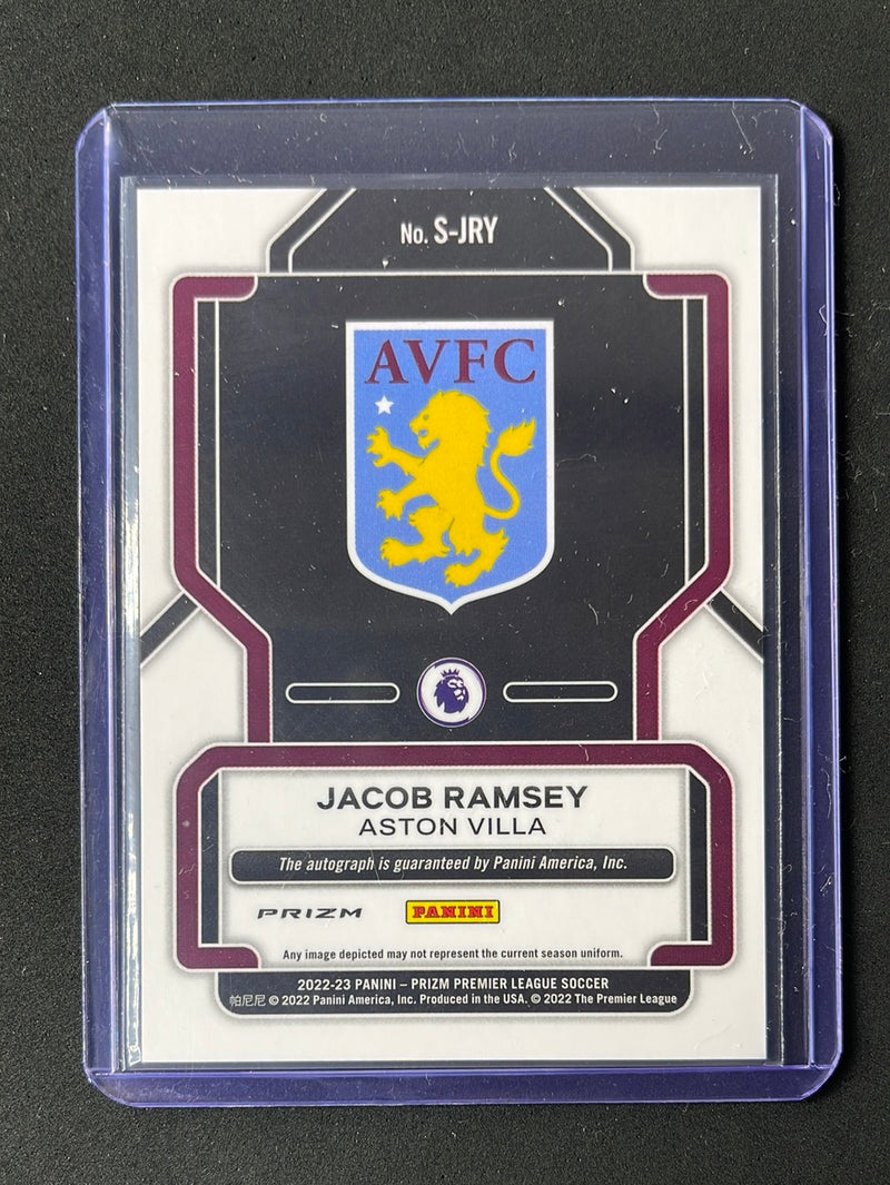 2022-23 Prizm Premier League Jacob Ramsey Signatures Breakaway