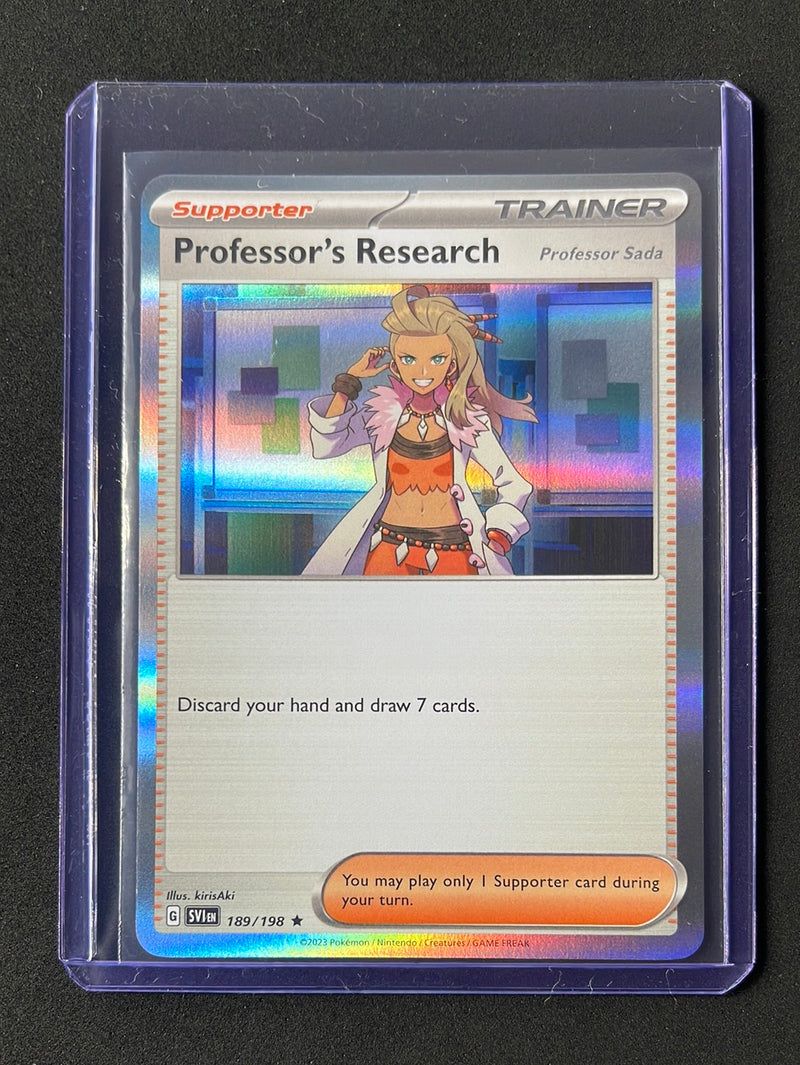 Pokemon TCG Scarlet & Violet Professor's Research Holo 189/198