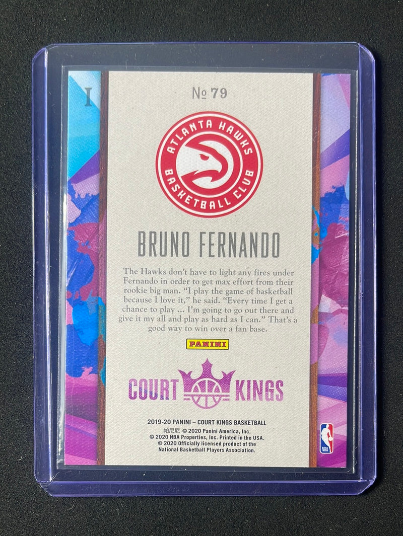 2019-20 Panini Court Kings Bruno Fernando Rookies I