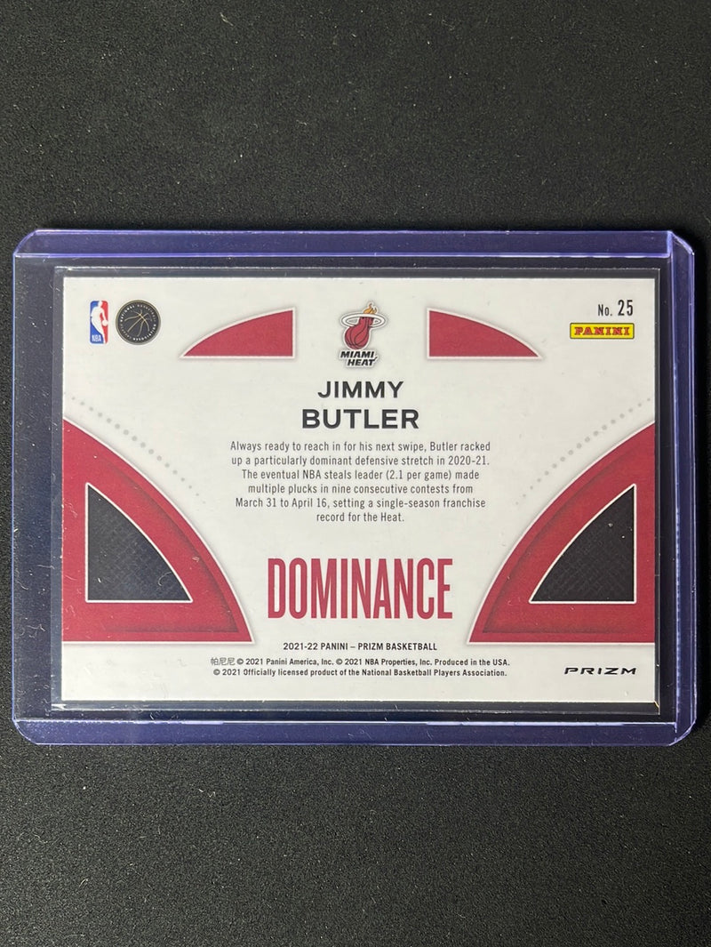 2021-22 Prizm NBA Jimmy Butler Dominance Silver