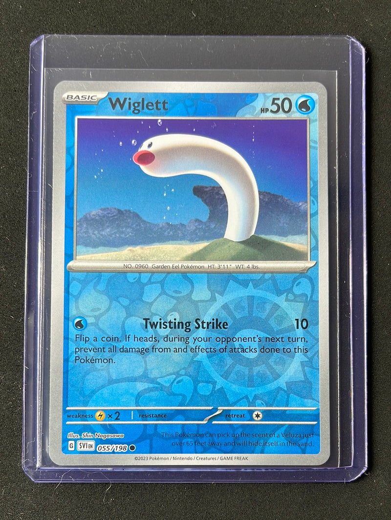 Pokemon TCG Scarlet & Violet Wiglett Reverse Holo 55/198