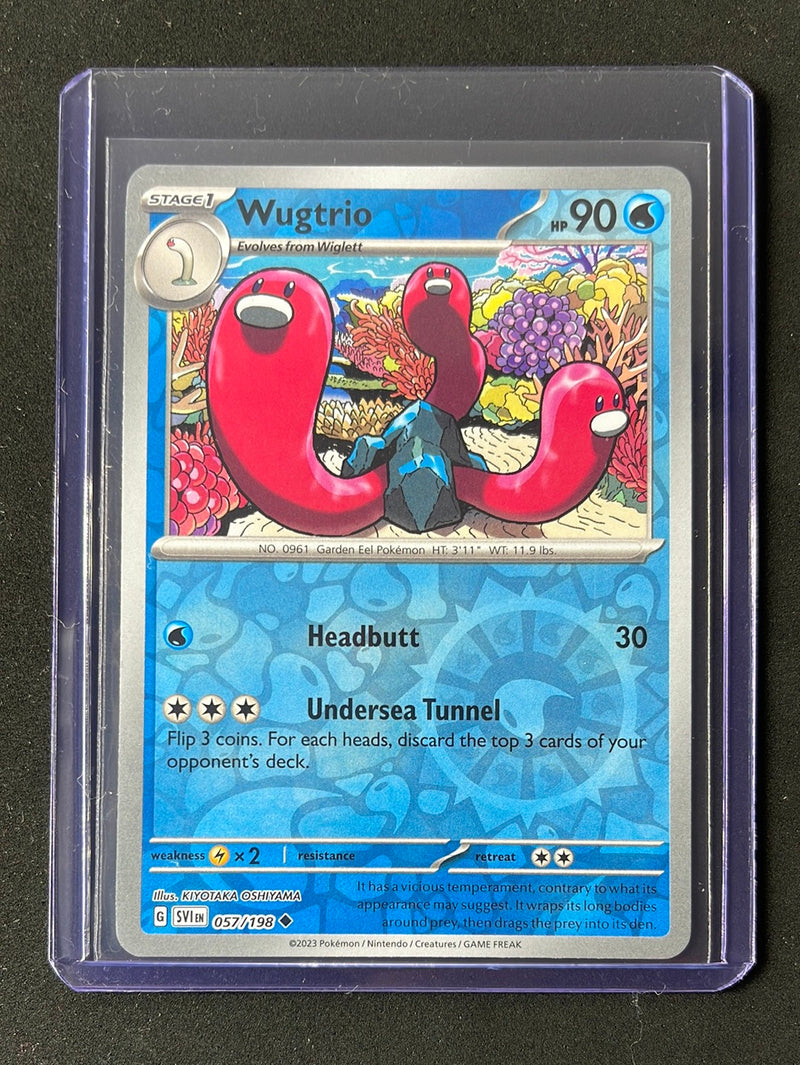 Pokemon TCG Scarlet & Violet Wugtrio Reverse Holo 57/198