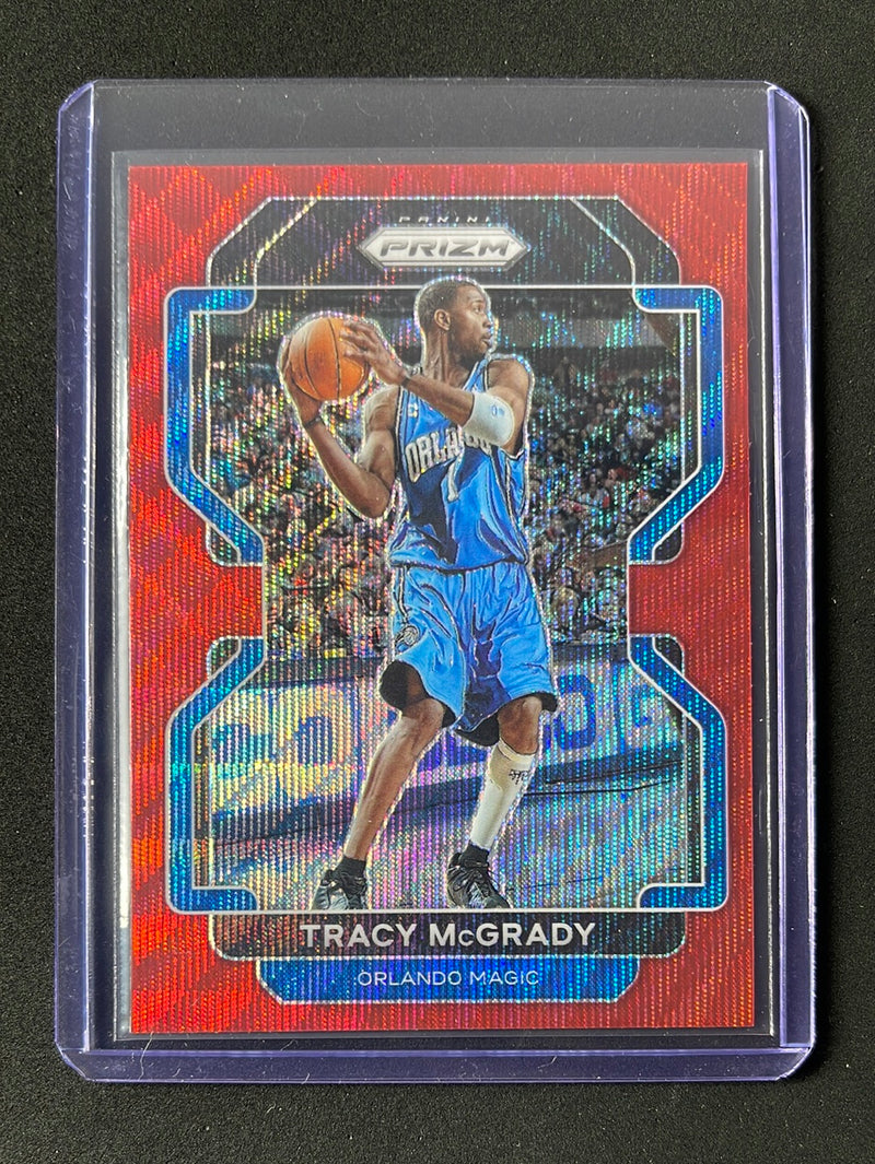 2021-22 Prizm NBA Tracy McGrady Ruby Wave