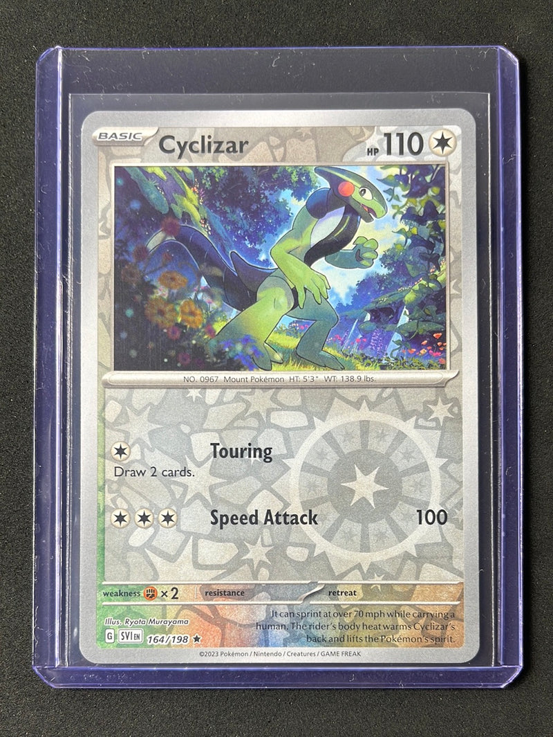 Pokemon TCG Scarlet & Violet Cyclizar Reverse Holo 164/198 Pokemon TCG Scarlet & Violet Cyclizar Reverse Holo 164/198