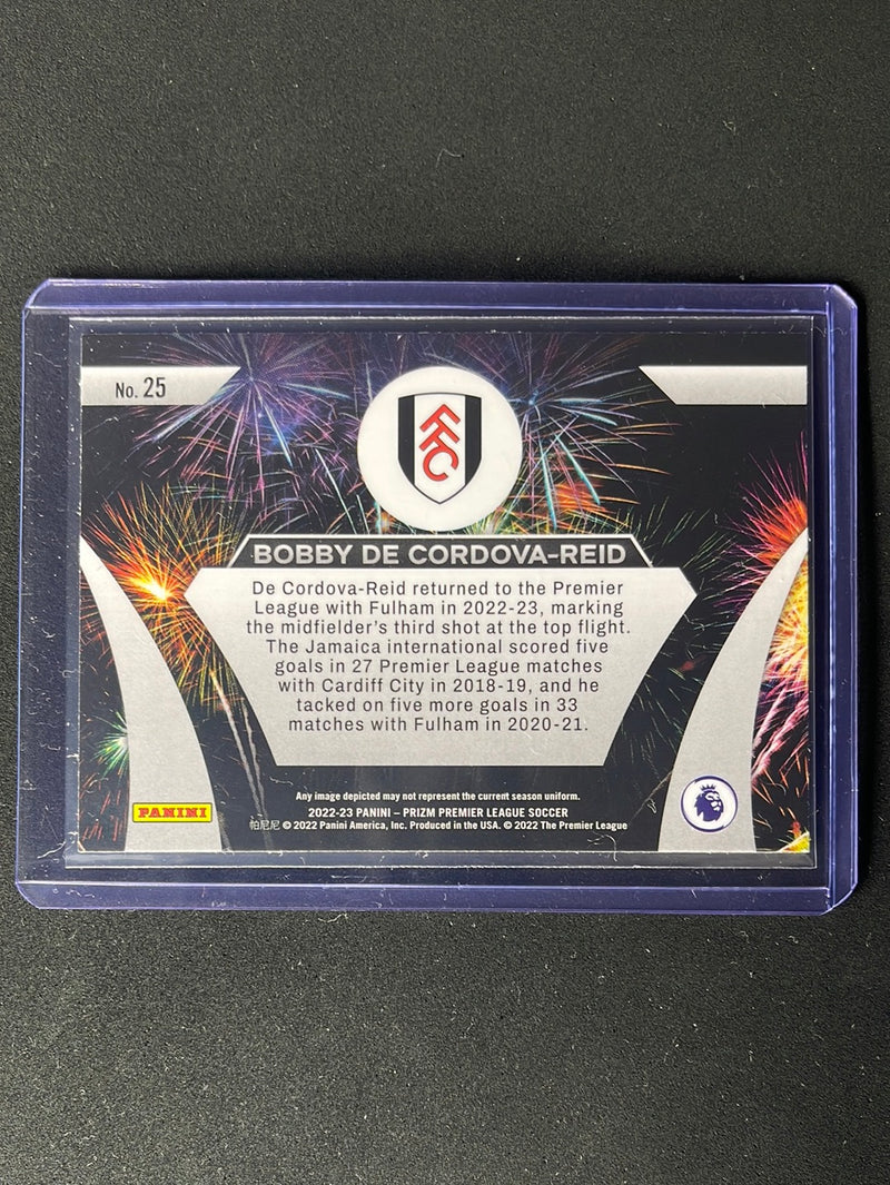 2022-23 Prizm Premier League Bobby De Cordova-Reid Fireworks