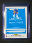 2020-21 Panini NBA Donruss Optic Nico Mannion