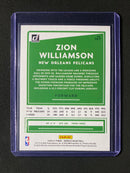 2020-21 Panini Donruss Zion Williamson Orange Laser