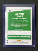 2020-21 Panini Donruss Lebron James Orange Laser