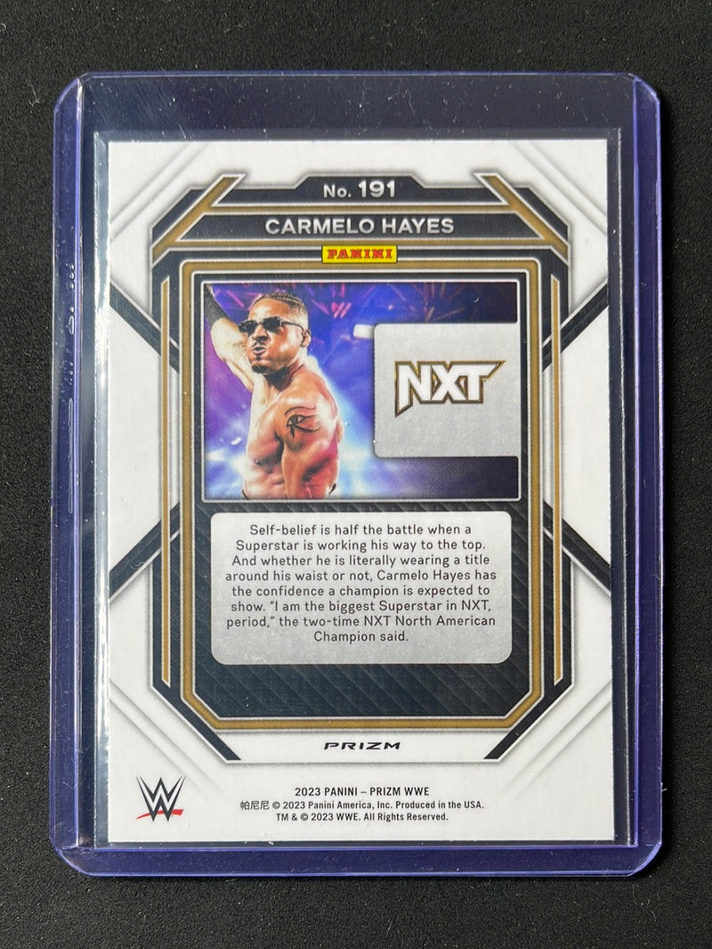 2023 Prizm WWE Carmelo Hayes Silver Prizm