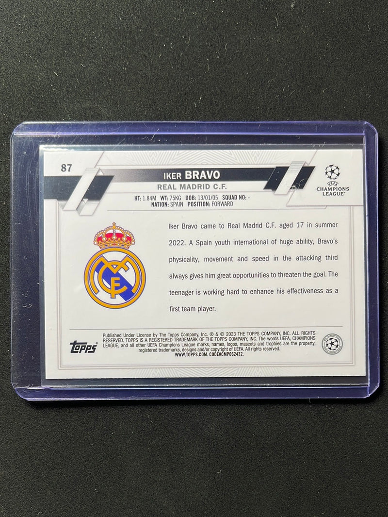 2022-23 Topps UEFA Club Competitions Iker Bravo Starball Foil