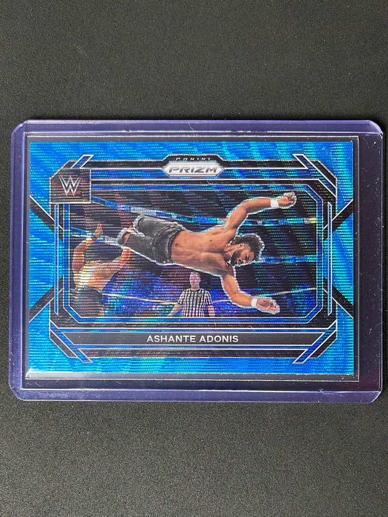 2023 Prizm WWE Ashante Adonis Blue Wave Prizm