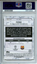 2022-23 Topps Stadium Club Competitions Pedri Championship Contributions Black 6/10