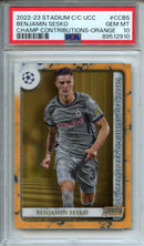 2022-23 Topps Stadium Club Competitions Benjamin Sesko Championship Contributions Orange 24/25