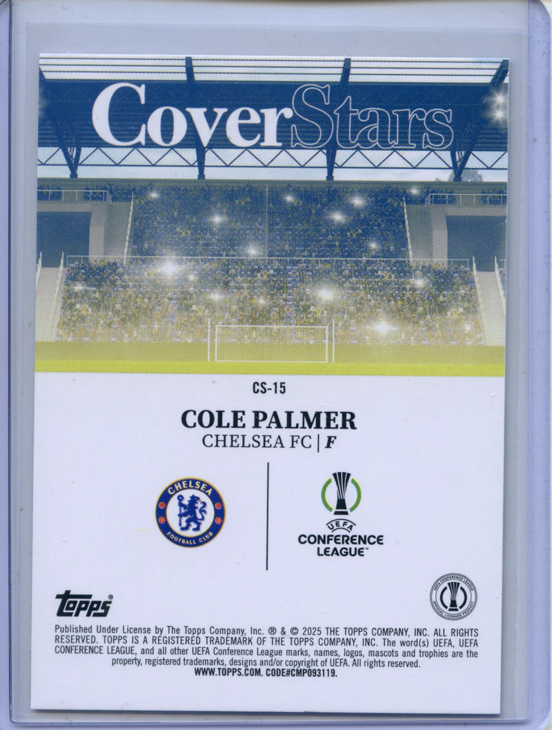 2024-25 Topps UEFA CC Cole Palmer Cover Stars