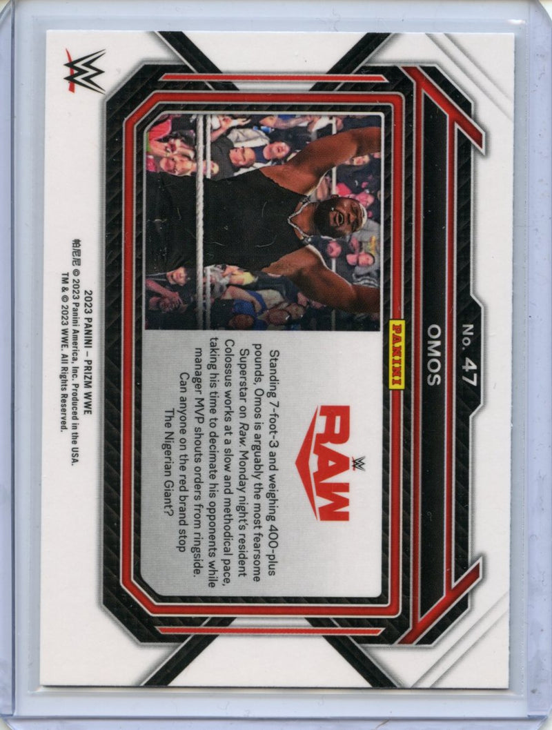 2023 Prizm WWE Omos