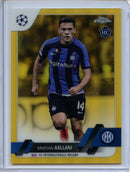 2022-23 Topps Chrome UEFA Kristjan Asllani Gold Refractor #48/50 #150