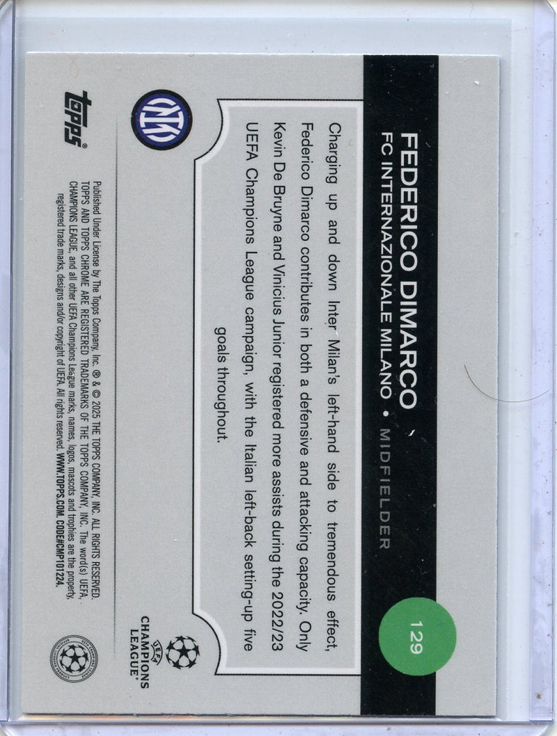 2024-25 Topps Chrome UEFA Club Comps Federico Dimarco Wave