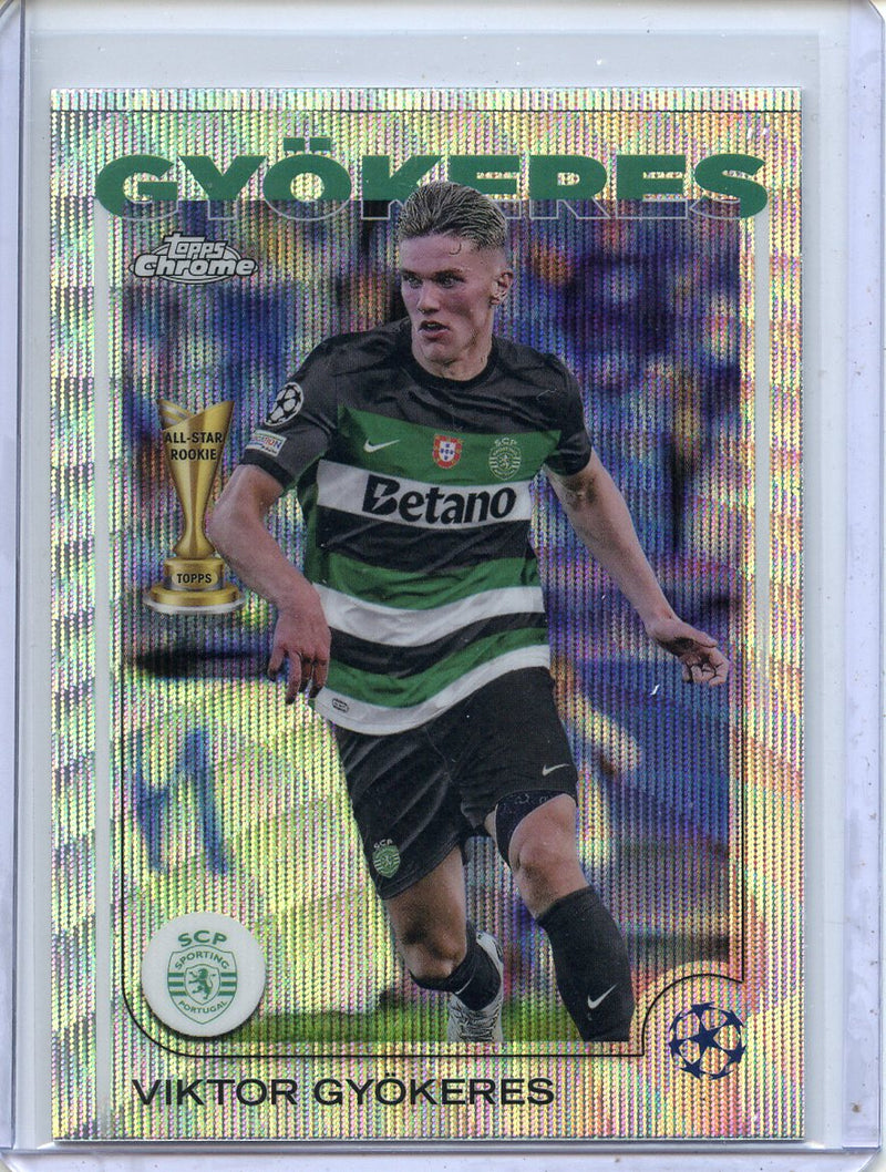 2024-25 Topps Chrome UEFA Club Comps Viktor Gyokeres Wave