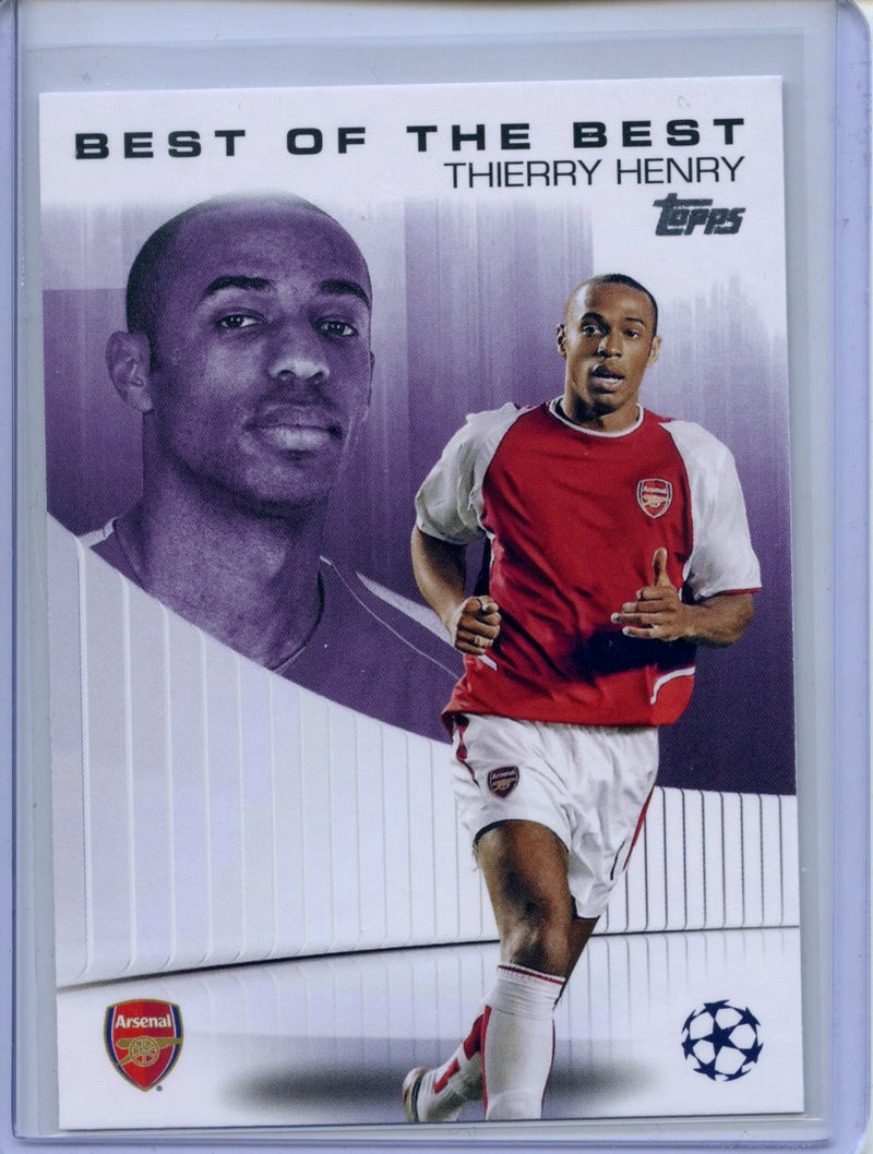 2024-25 Topps UEFA CC Thierry Henry Best Of The Best