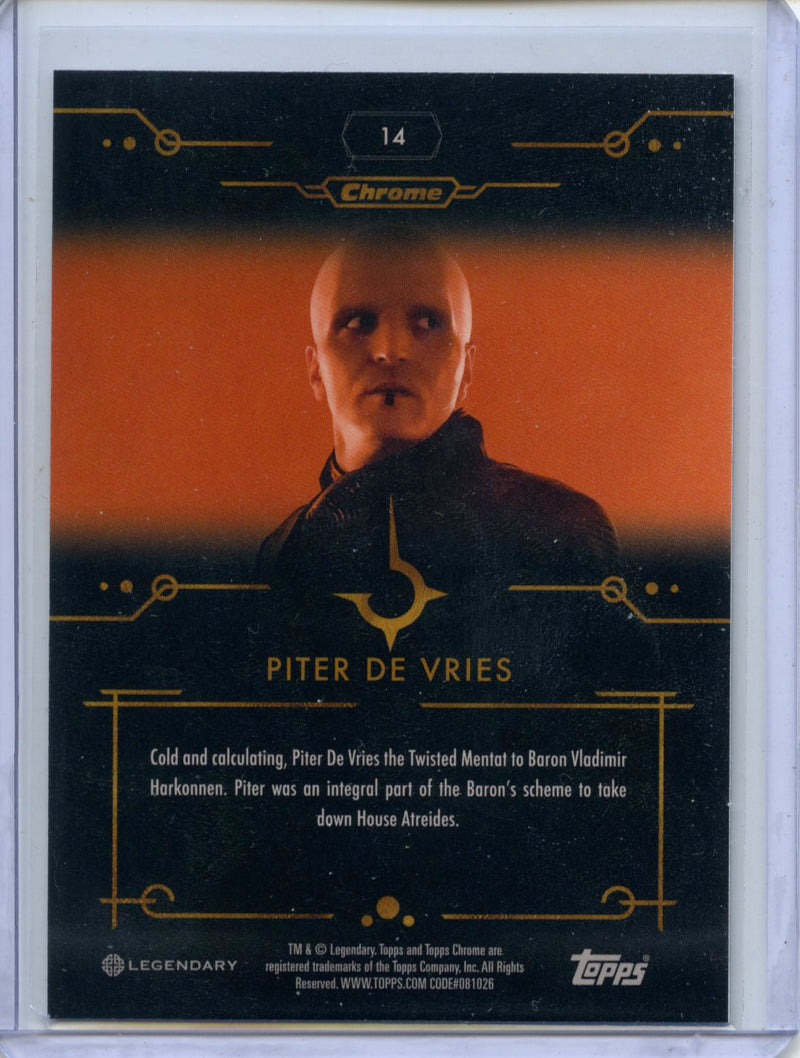 2024 Topps Dune Chrome Piter De Vries Refractor