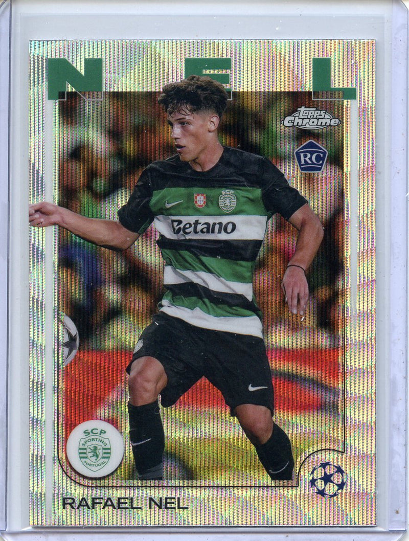 2024-25 Topps Chrome UEFA Club Comps Rafael Nel Wave