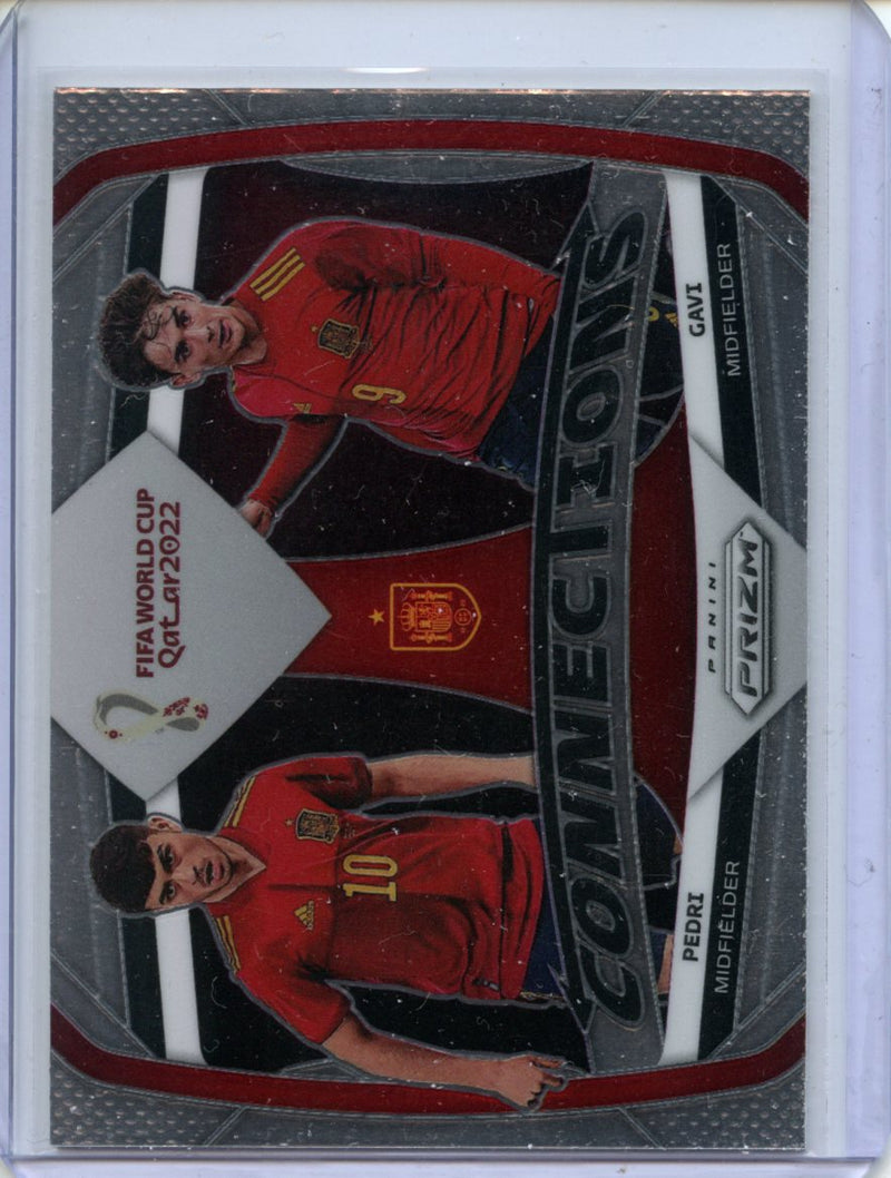 2022 Panini Prizm FIFA World Cup Qatar Pedri/Gavi Connections