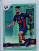 2022-23 Topps Chrome UEFA Alvaro Sanz Aqua Refractor 104/199