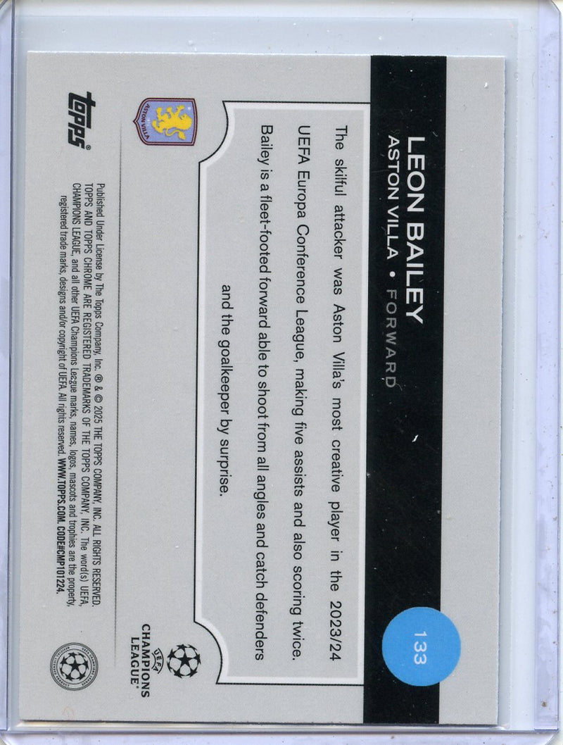 2024-25 Topps Chrome UEFA Club Comps Leon Bailey Wave