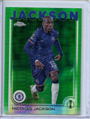 2024-25 Topps Chrome UEFA Club Comps Nicolas Jackson Green Prism 60/99
