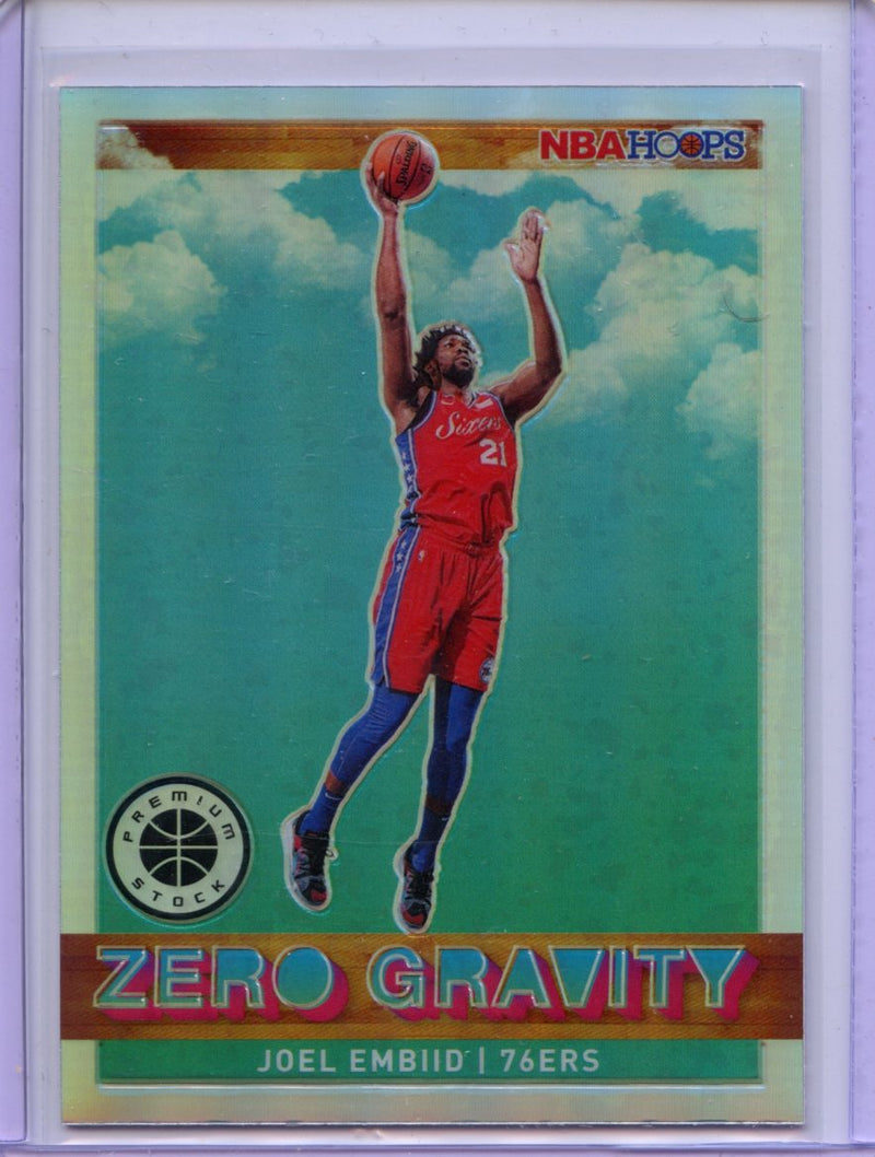 2019-20 Hoops Premium Joel Embiid Zero Gravity Silver